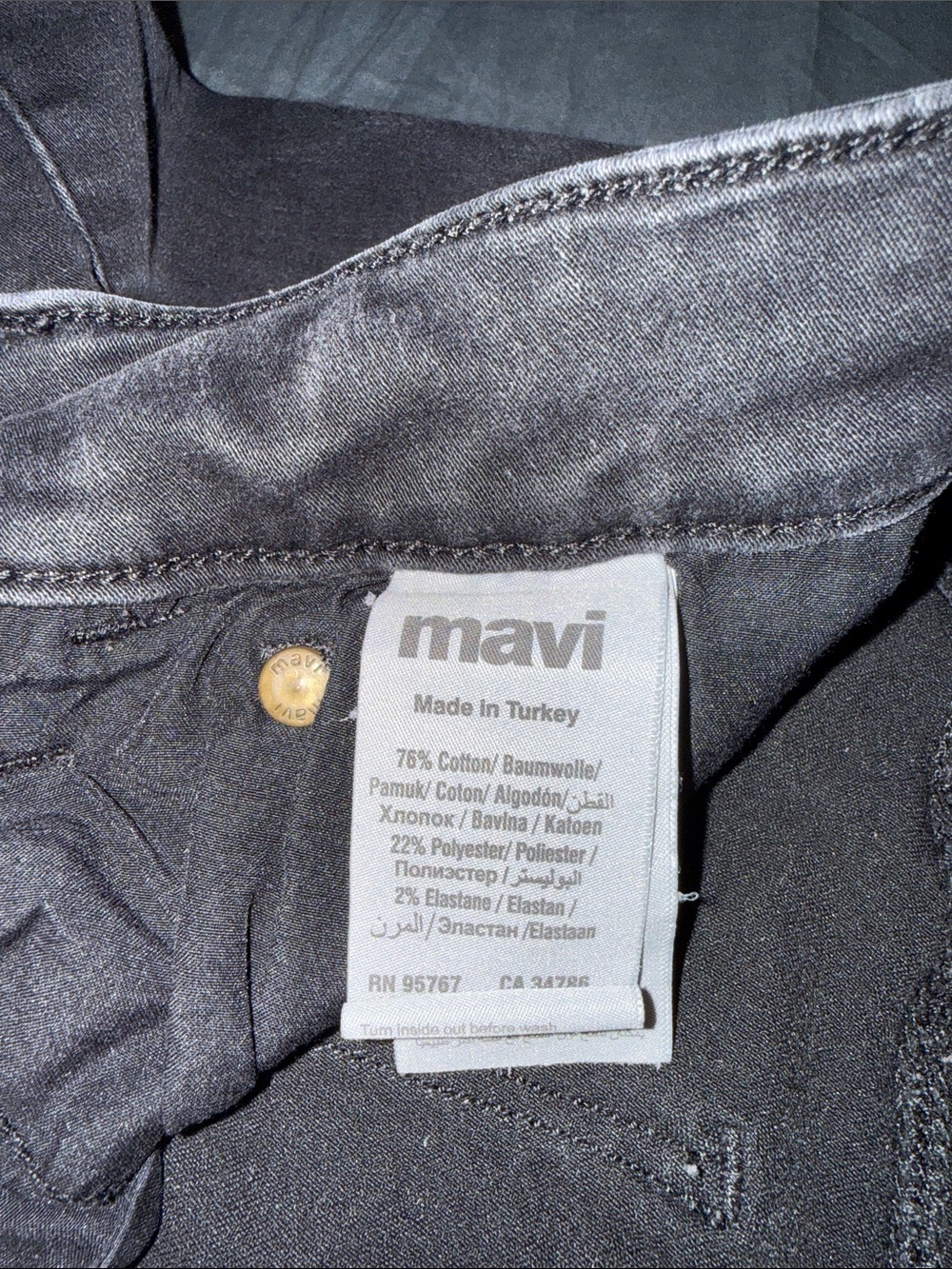 Mavi Women's Black Ankle Jeans - Picture 5 of 6